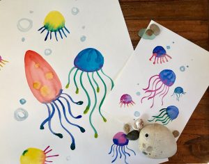 Jellyfish Nursery Art