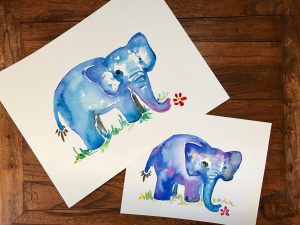 Elephant Nursery Art