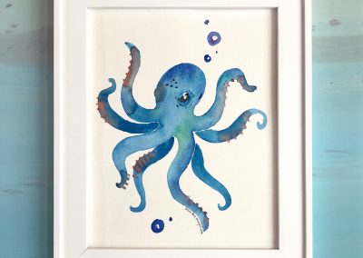 Octopus Nursery Art