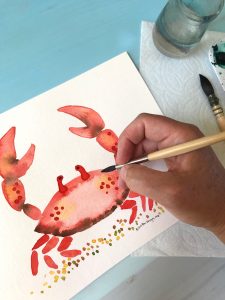 Crab Watercolor