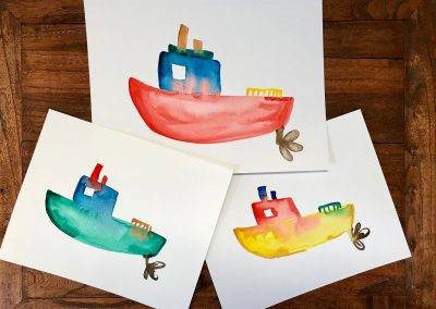 Tugboat Illustration