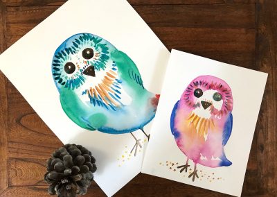 Owl Nursery Art