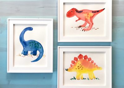 Dinosaur Series Nursery Art