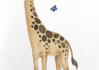 Giraffe Watercolor