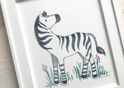 Zebra Watercolor