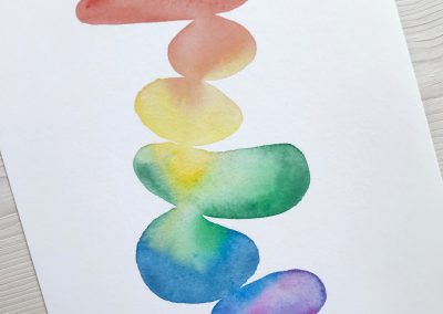 Rainbow Abstract Art Print